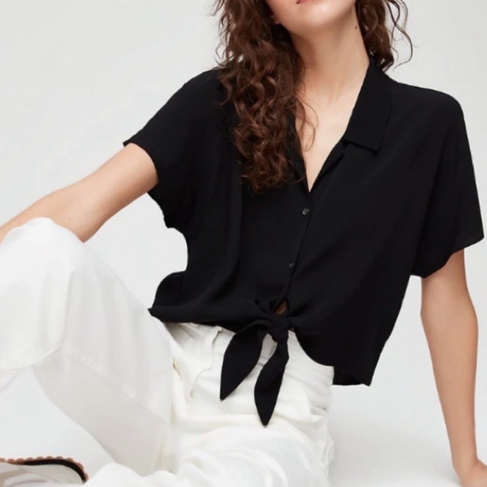Wilfred free tie up blouse